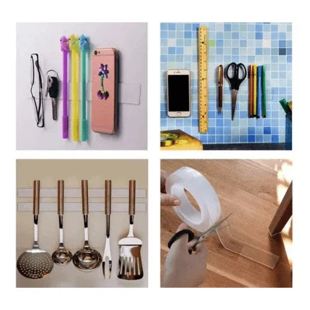 Cinta Doble Faz Trasparente 5 Metros